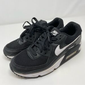 Nike Air Max 90 Shoes Womens Size 7.5 Black White Running Sneakers Athletic